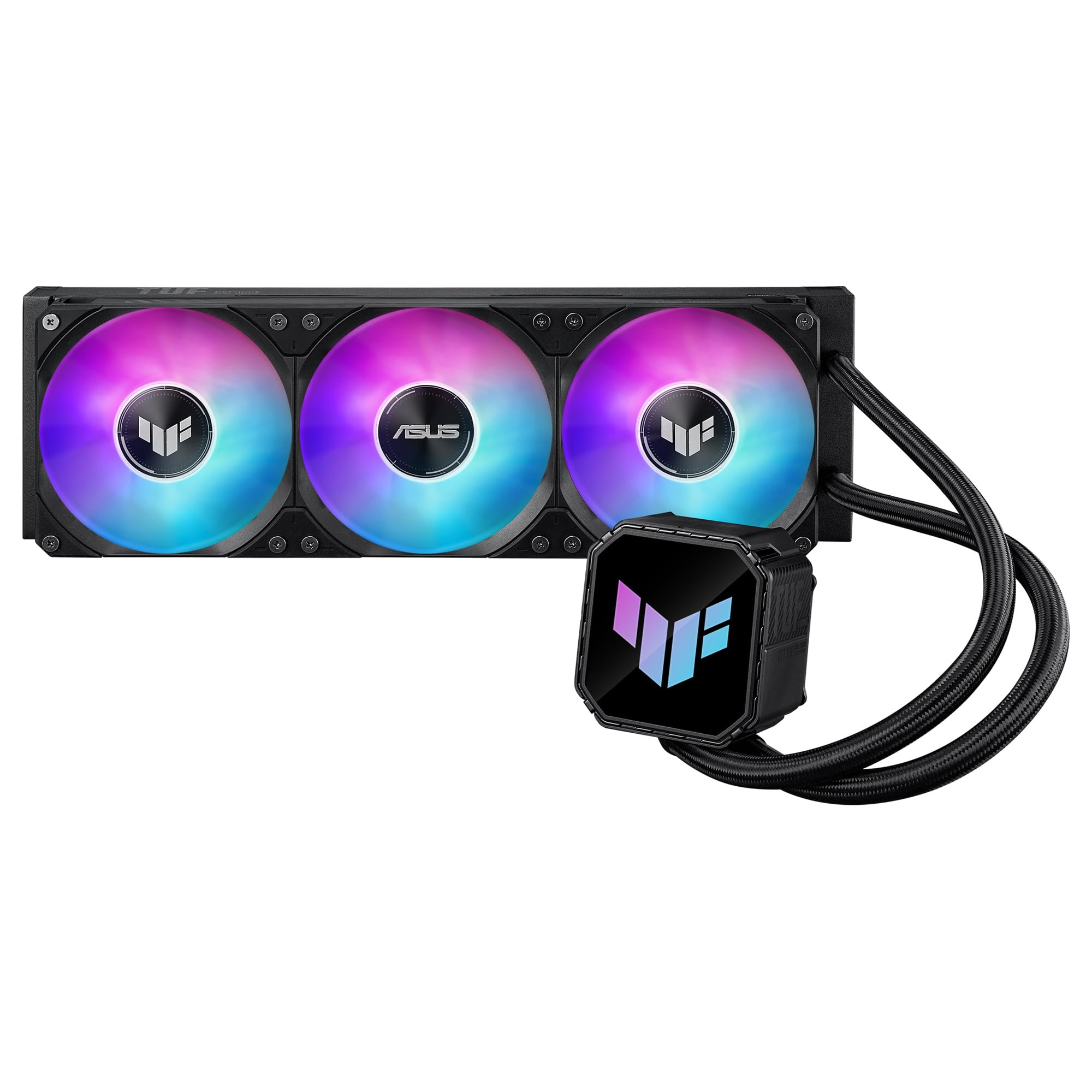 ASUS TUF Gaming LC III 360 ARGB - Sistema de refrigeración líquida todo en uno para CPU con tres ventiladores preinstalados, bomba eficiente para asegurar temperaturas de funcionamiento óptimas