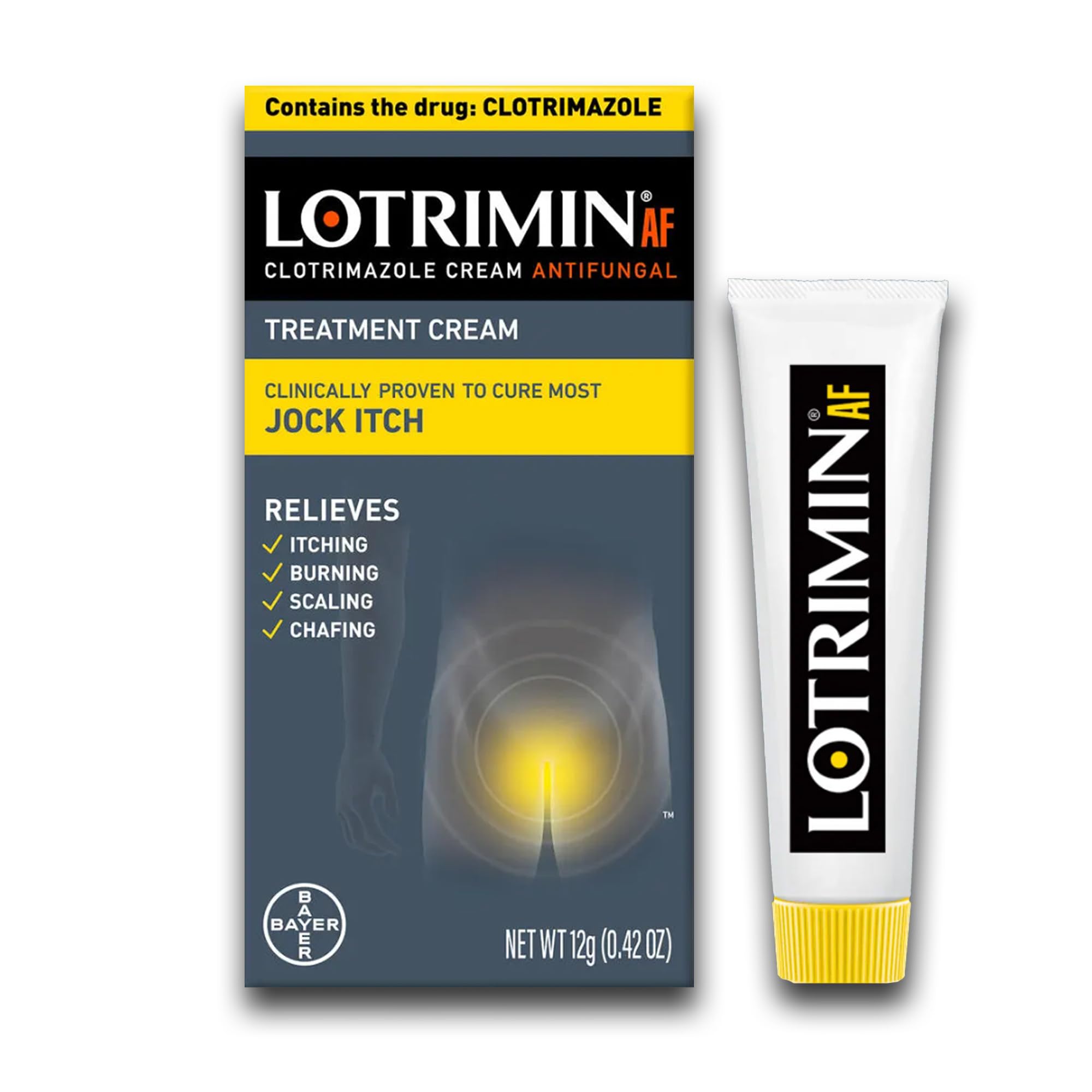 Lotrimin AF Jock Itch Cream, 0.42 Ounce