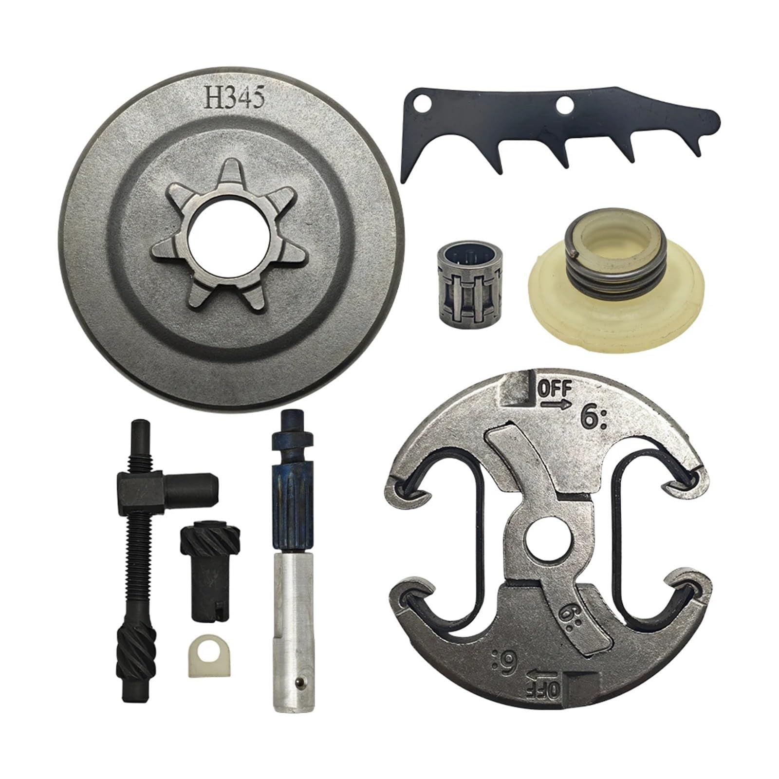 Tamburo Frizione .325 7T Adatto for Kit tendicatena Olio ingranaggio a Vite Senza fine 445 450 Pezzi di Ricambio for Motosega 578097901 503905901