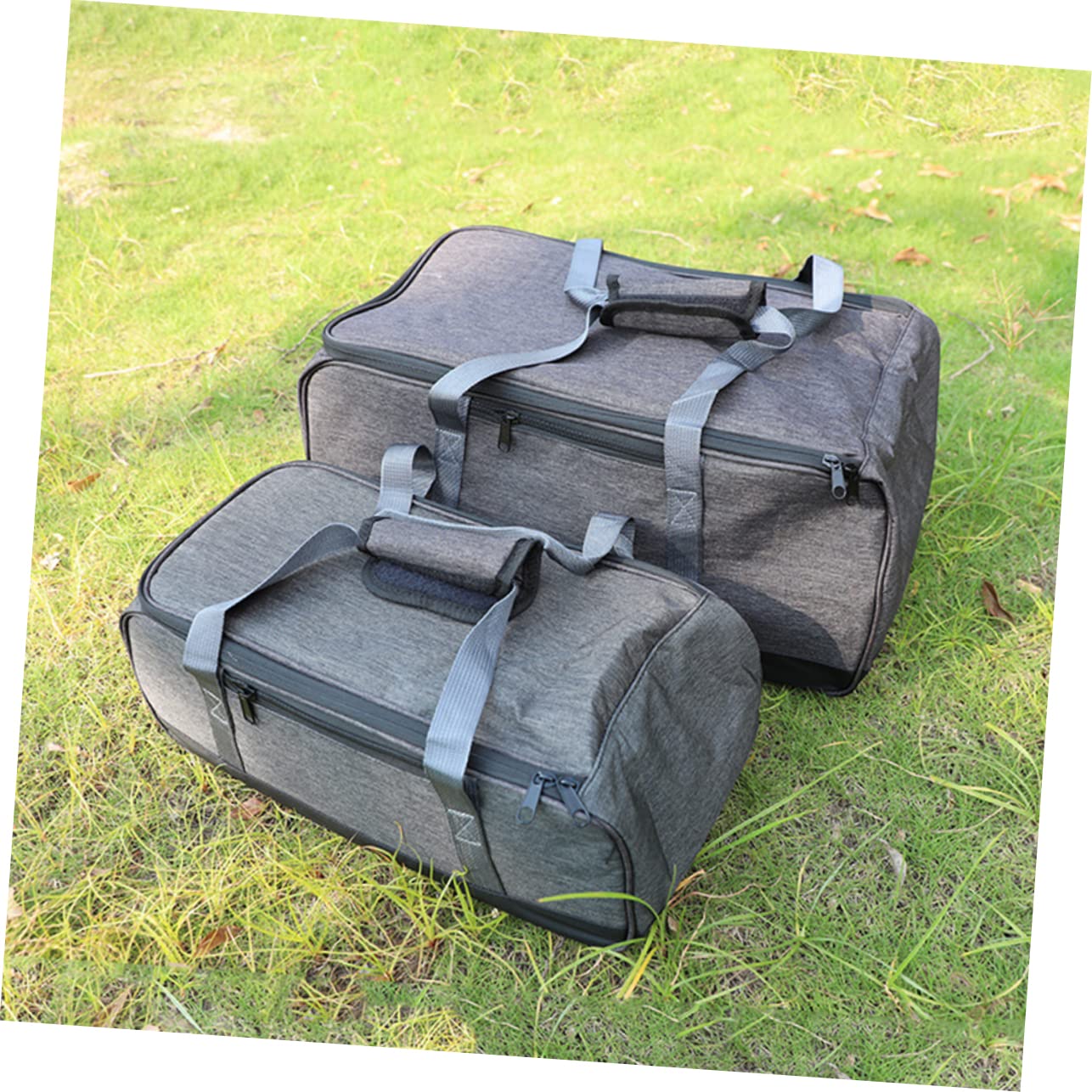 Bolsa de Almacenamiento Multifuncional para Ollas y Utensilios de Camping Resistente y Duradera con Oxford para Estufas y Barbacoas
