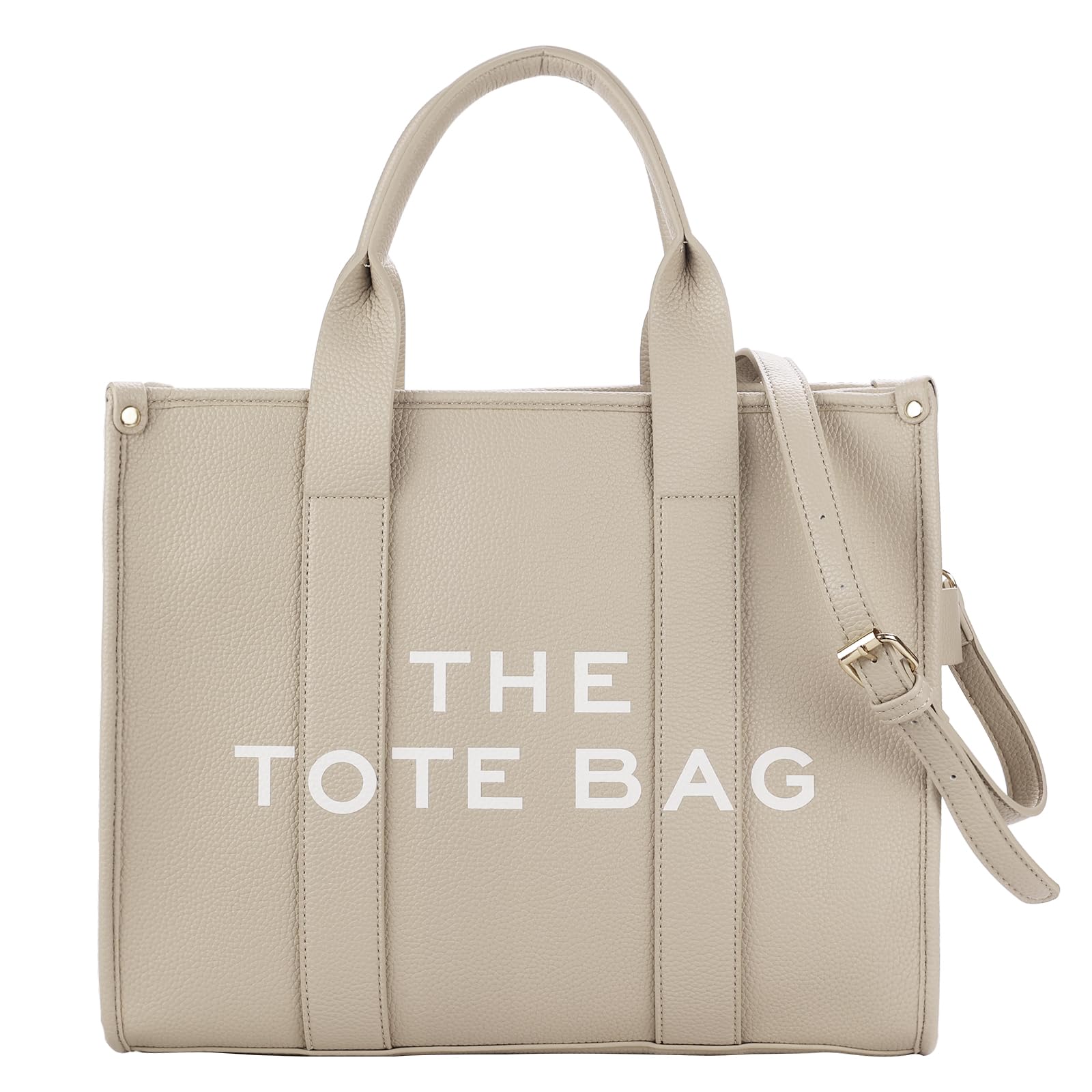 charlore The Leather Tote Bag For Women, Womens Tote Bags with zipper,Can shoulder/crossbody,Handbag