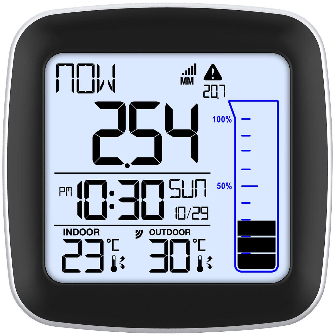 Station météo avec capteur extérieur et pluviomètre [Infactory]