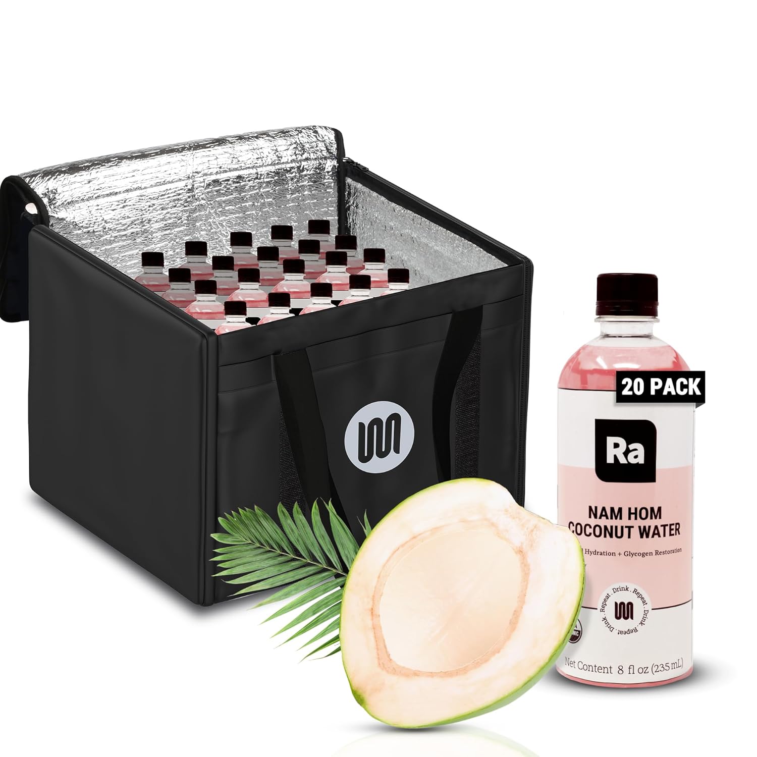 Ra Beverages 100% Coconut Water (20 x 8oz)