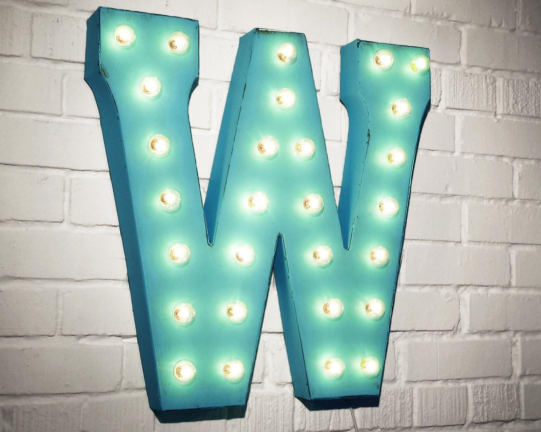 Amazon.com: TURQUOISE Letter 