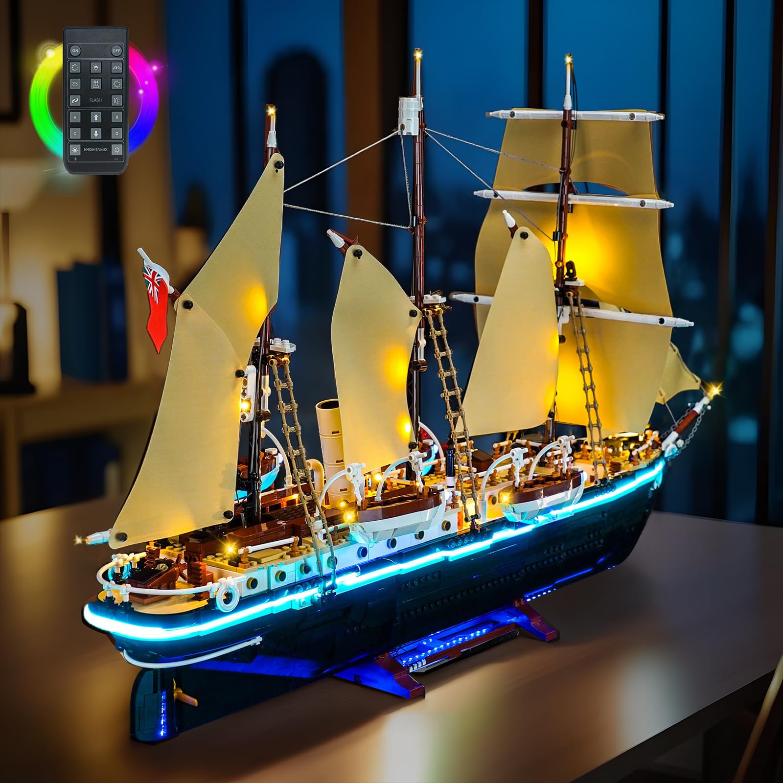 LEDライト Legoアイコン対応 The 🎴 Endurance 【ジュート】 Ship