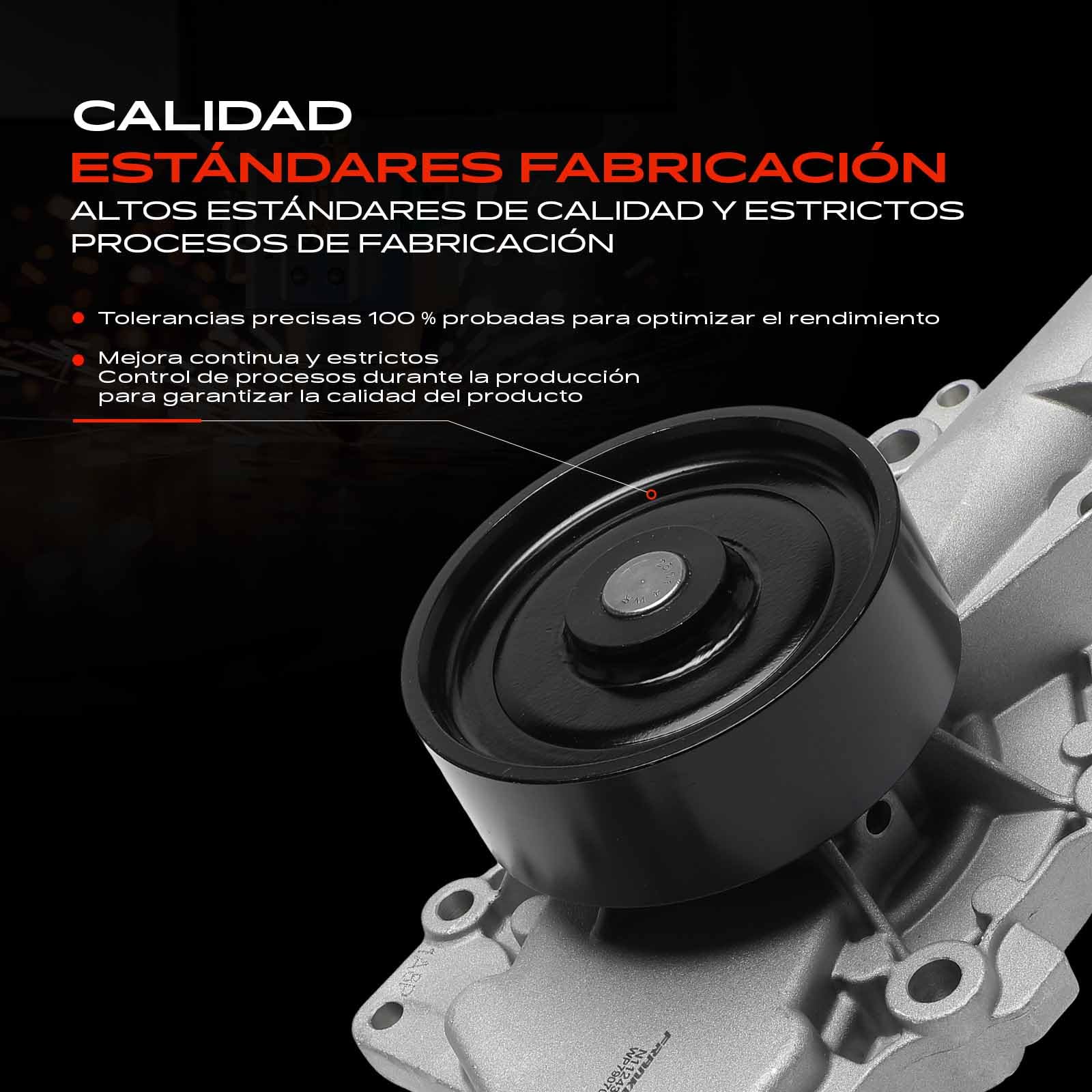 Frankberg Bomba de agua bomba de refrigerante motor diésel con junta | Compatible con: Clase S V220 W220, Clase E W211, Clase E Modelo T S211