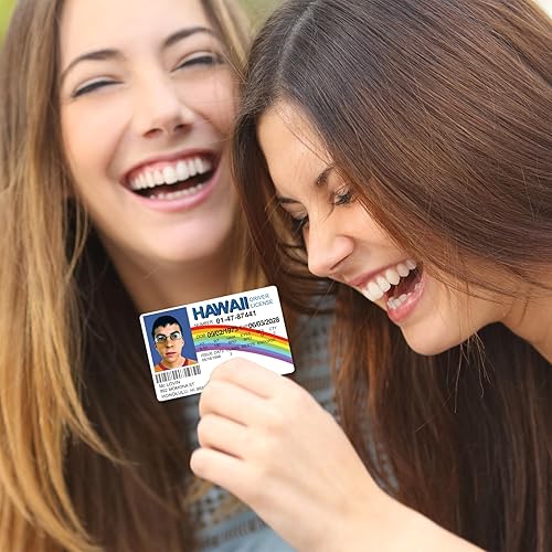 Miniatura 7 de Paquete de 2 tarjetas de identificación falsas de McLovin, divertida licencia de conducir falsa de McLovin, broma falsa, regalo de broma, accesorios