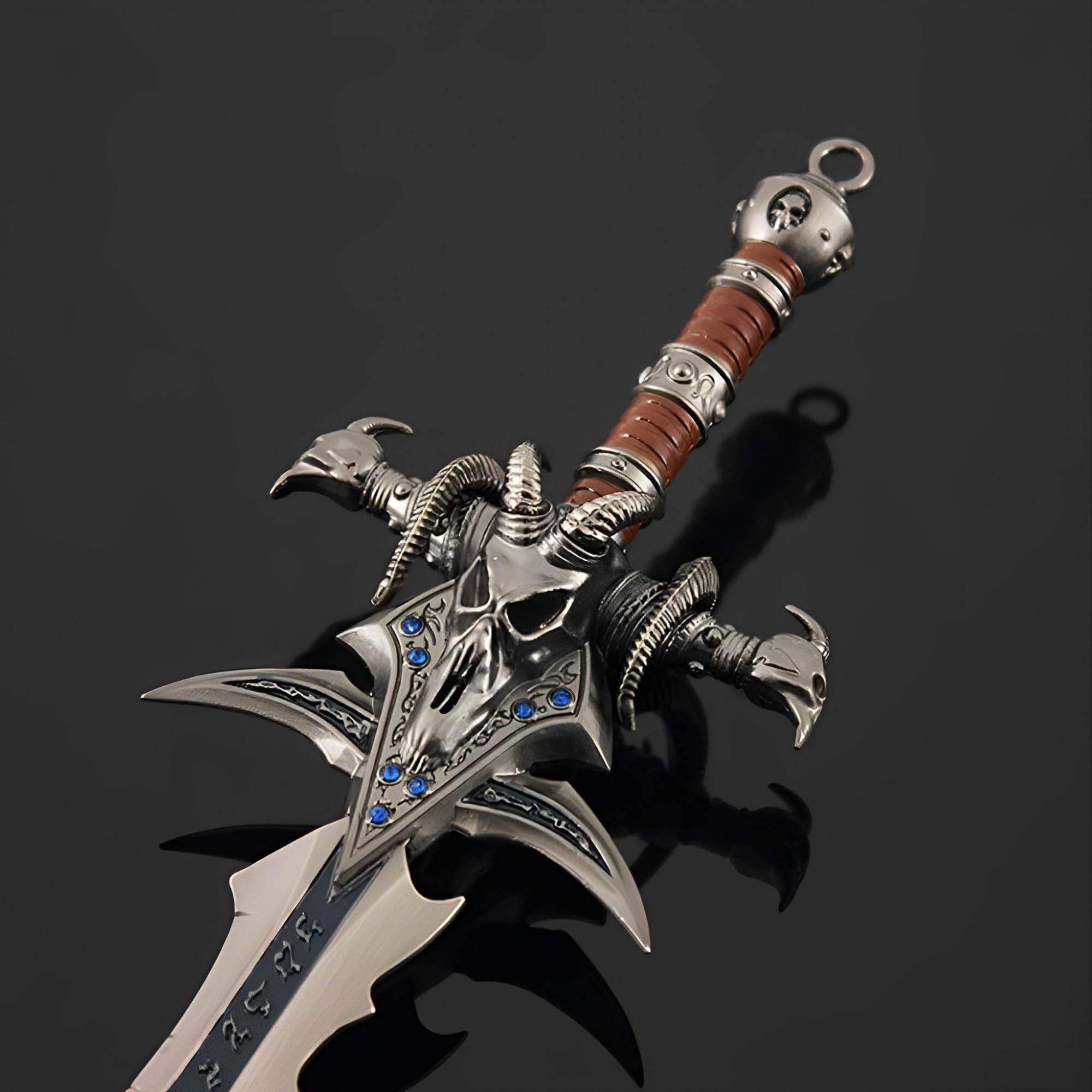 Figurine Anime, Modelli in Miniatura di Personaggi Giochi Fantasy con Supporti, Ashbringer, Frostmourne, Gorehowl