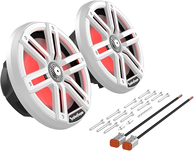 Parlantes Marinos Rockford Fosgate M2-8 Color Optix 8" LED Multicolor miniatura 4