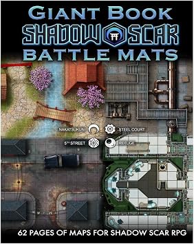 Loke Battle Mats Giant Book of Shadow Scar Battle Mat