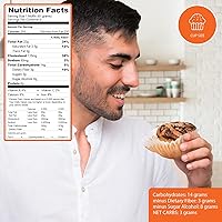 Vista 27 de Carb-o-licious - Deliciosos muffins keto con solo 2 carbohidratos netos cada uno, aperitivo saludable sin azúcar con harina de almendras, el mejor