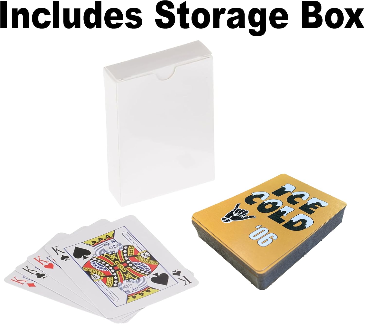 Alpha Fraternity Gift Playing Cards - Standard Size (Ice Cold - 1 Deck)