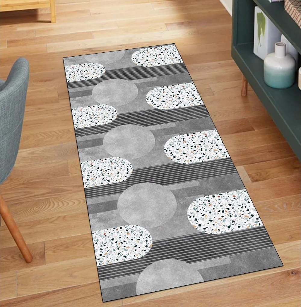 Alfombra para dormitorio gris de 100x260 cm que transforma tu hogar