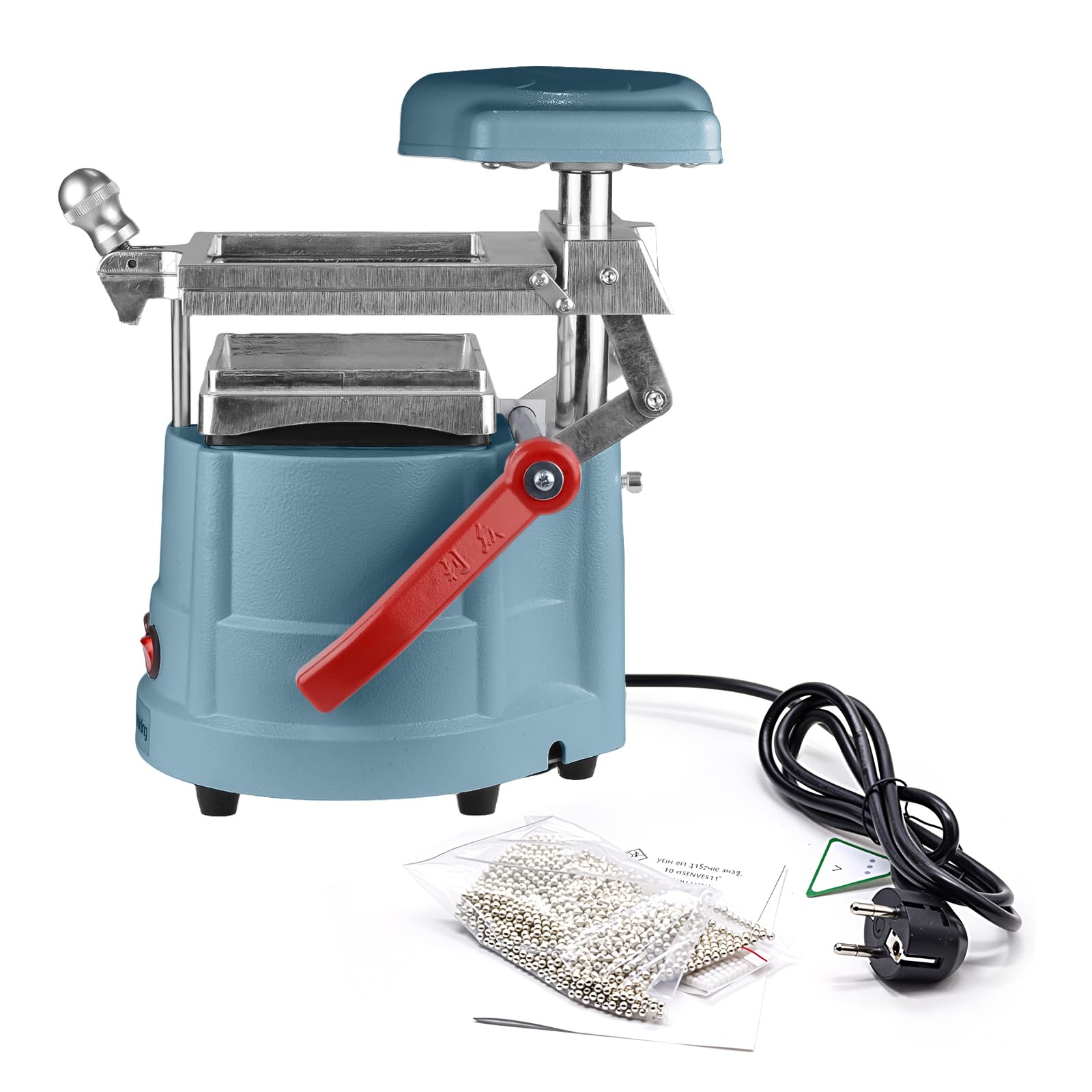Dental-Vakuum-Formmaschine für Labor, Umformen und Formen von Modellen (Blue)