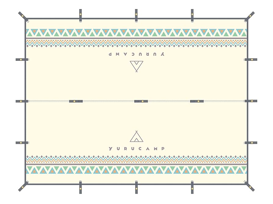 【在庫処分】ゆるキャン 防水タープ 3m×4m 在庫処分】ゆるキャン 防水タープ 3m×4m ゆるキャン 防水タープ