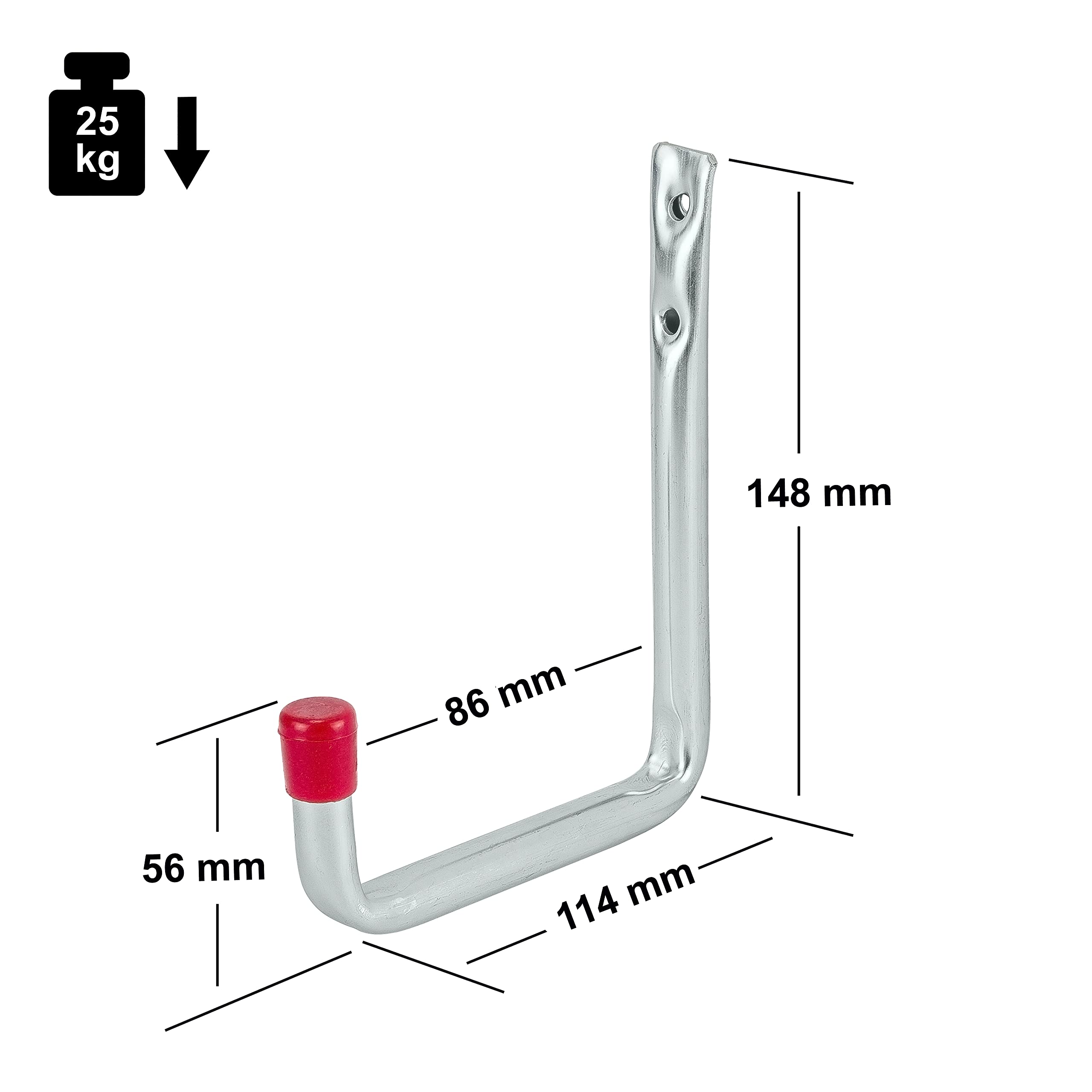 Vormann Ganchos De Pared Para Dispositivos De Garaje, Ganchos De Carga