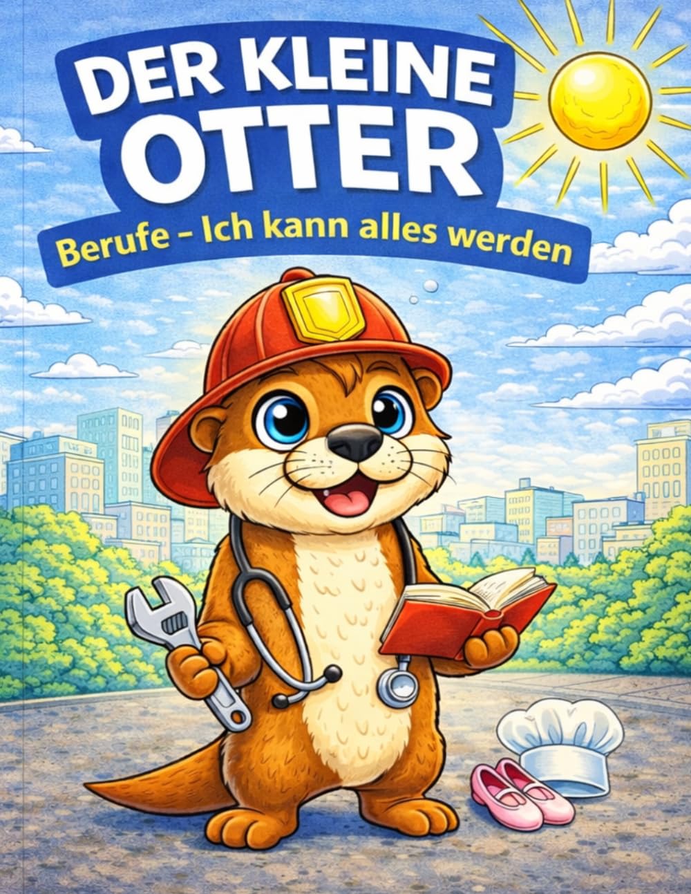 Der kleine Otter – Ich kann alles werden: Berufe Malbuch für Kinder ab 4 Jahren – Spielerisch Berufe entdecken, kreativ malen und Selbstvertrauen stärken