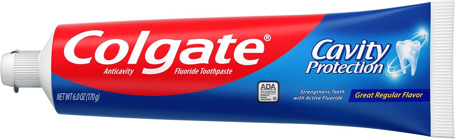 Colgate Cavity Protection Toothpaste with Fluoride - 6 Ounce Twin Pack