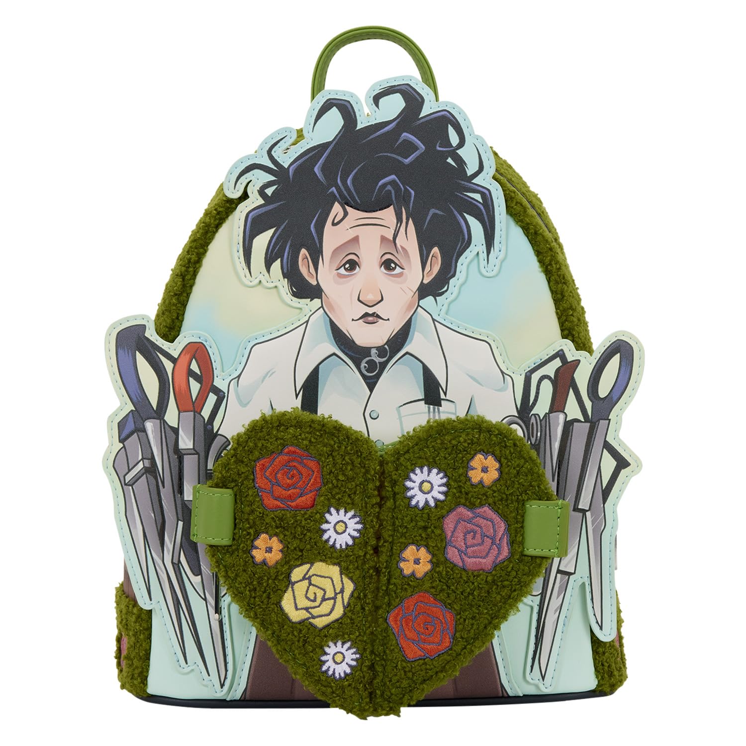 NWT EDWARD SCISSORHANDS SHERPA LOUNGEFLY MINI BACKPACK Loungefly | Premium Backpacks Handbags & Purses – tagged  main image 3