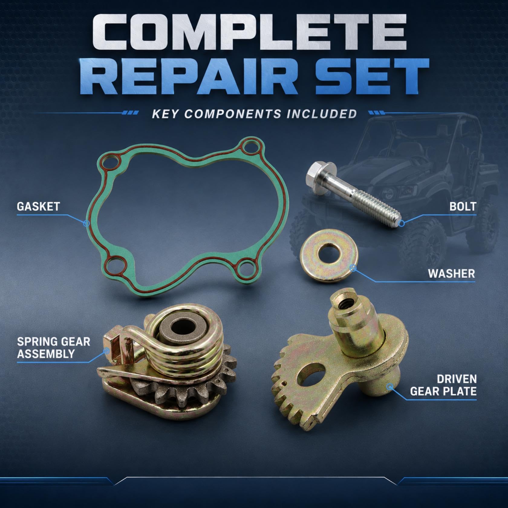 UTV Gearshift Fan Gear - Hisun, Massimo, Coleman -3