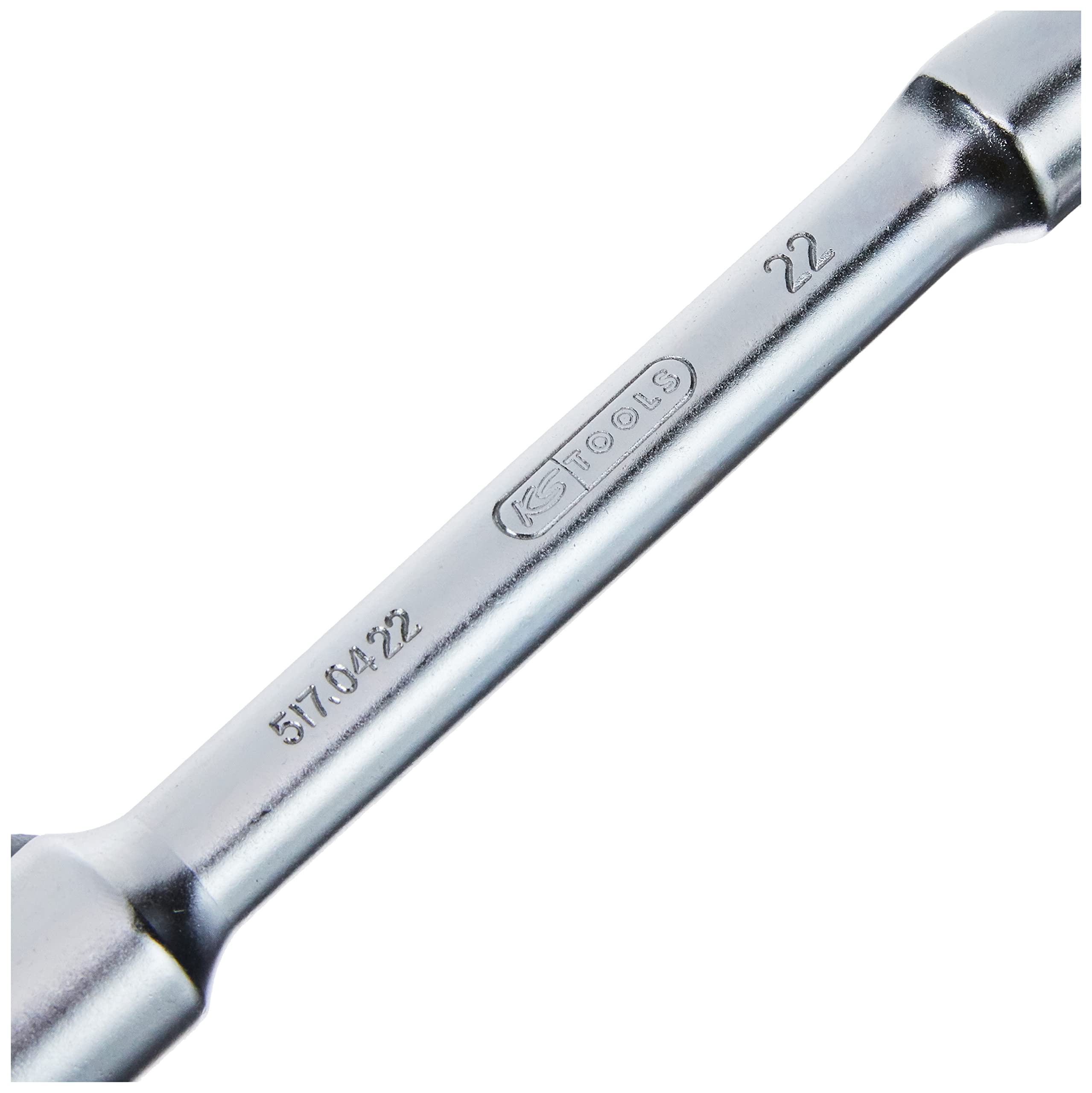 KS Tools - 517.0441 - Jeu de 16 clés à pipe débouchées métriques - 6 pans - 8 à 24 mm - En boîte