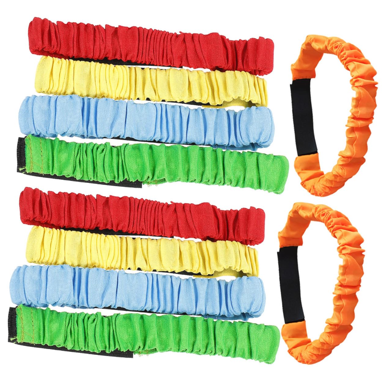 Juego de carreras de dos personas con 10 correas elásticas de nylon Vaguelly