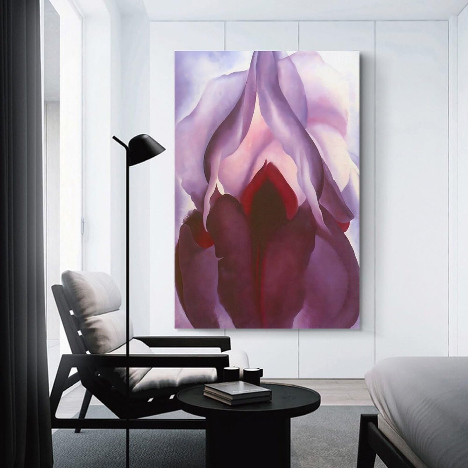 GEILEX Incorniciato. Georgia O'Keeffe Dipinto. Georgia O'Keeffe poster. Dipinto su tela per decorazioni per la casa(Natura) 50x100cm(19.7x39.4in) con cornice interna