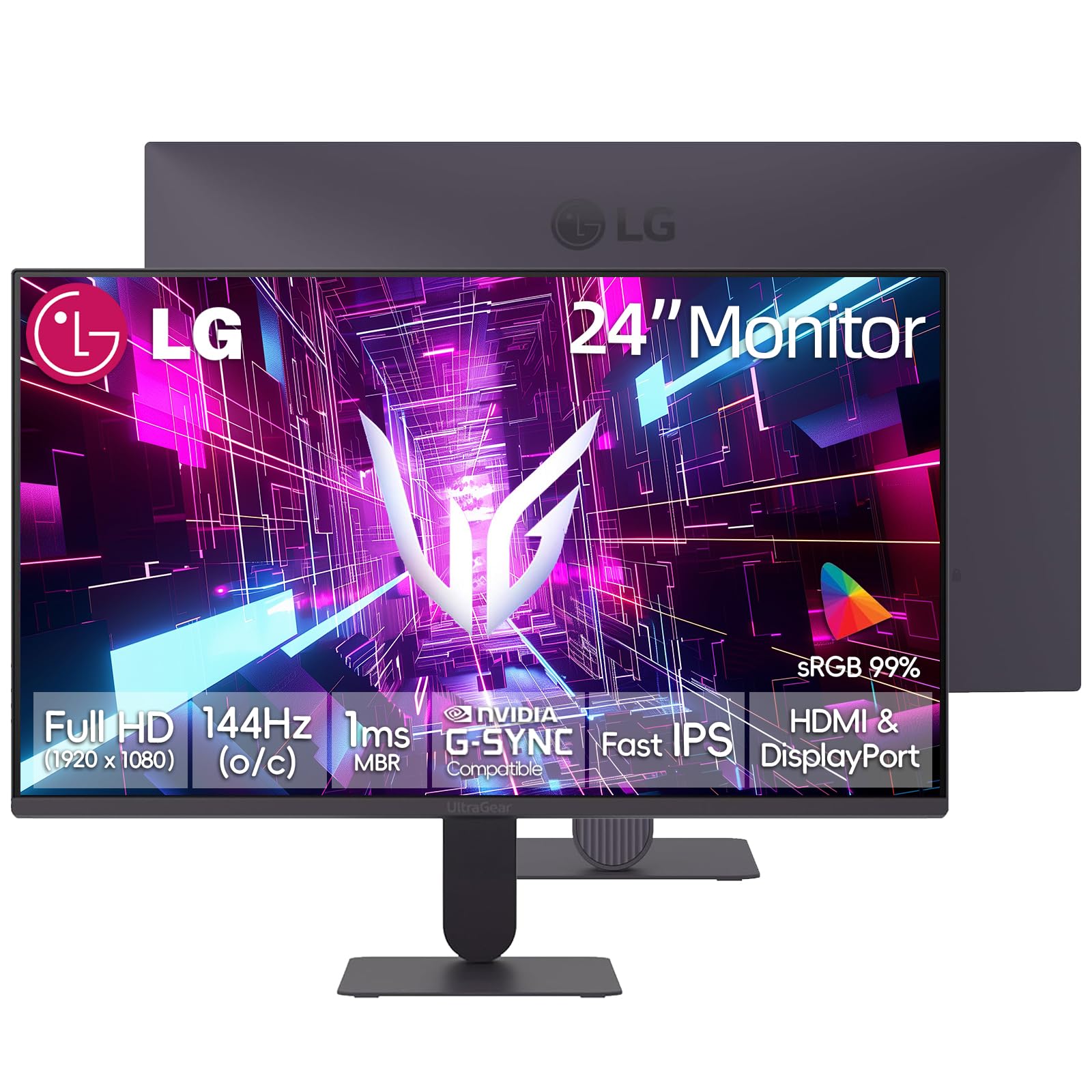 Amazon.com: LG 24 inch Ultragear Gaming Monitor, FHD IPS Display
