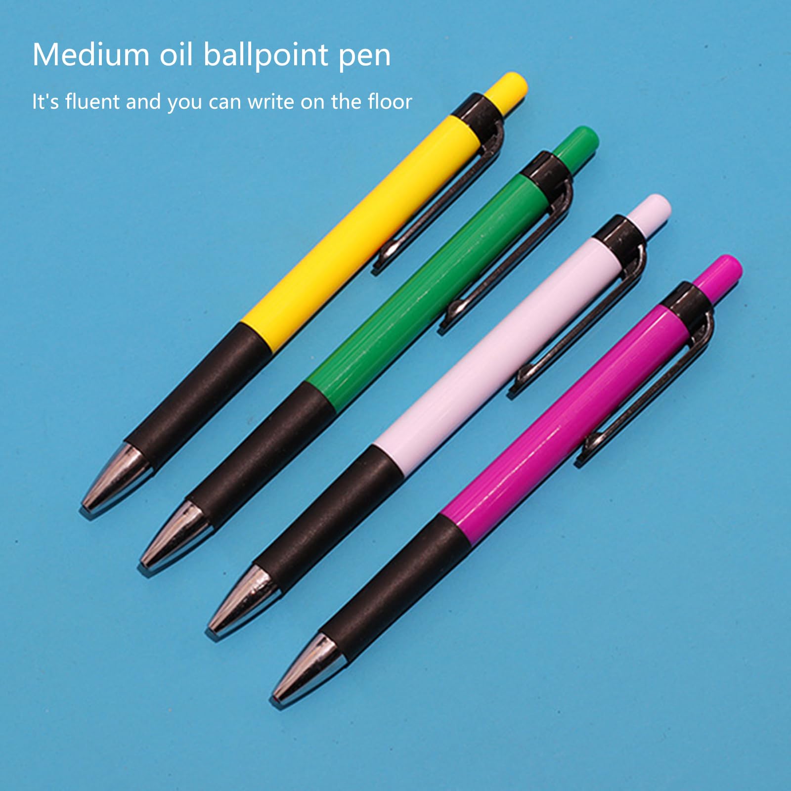 Set di 40 penne a sfera per adulti e bambini, idea regalo per studenti, penna a sfera semplice retrattile automatica