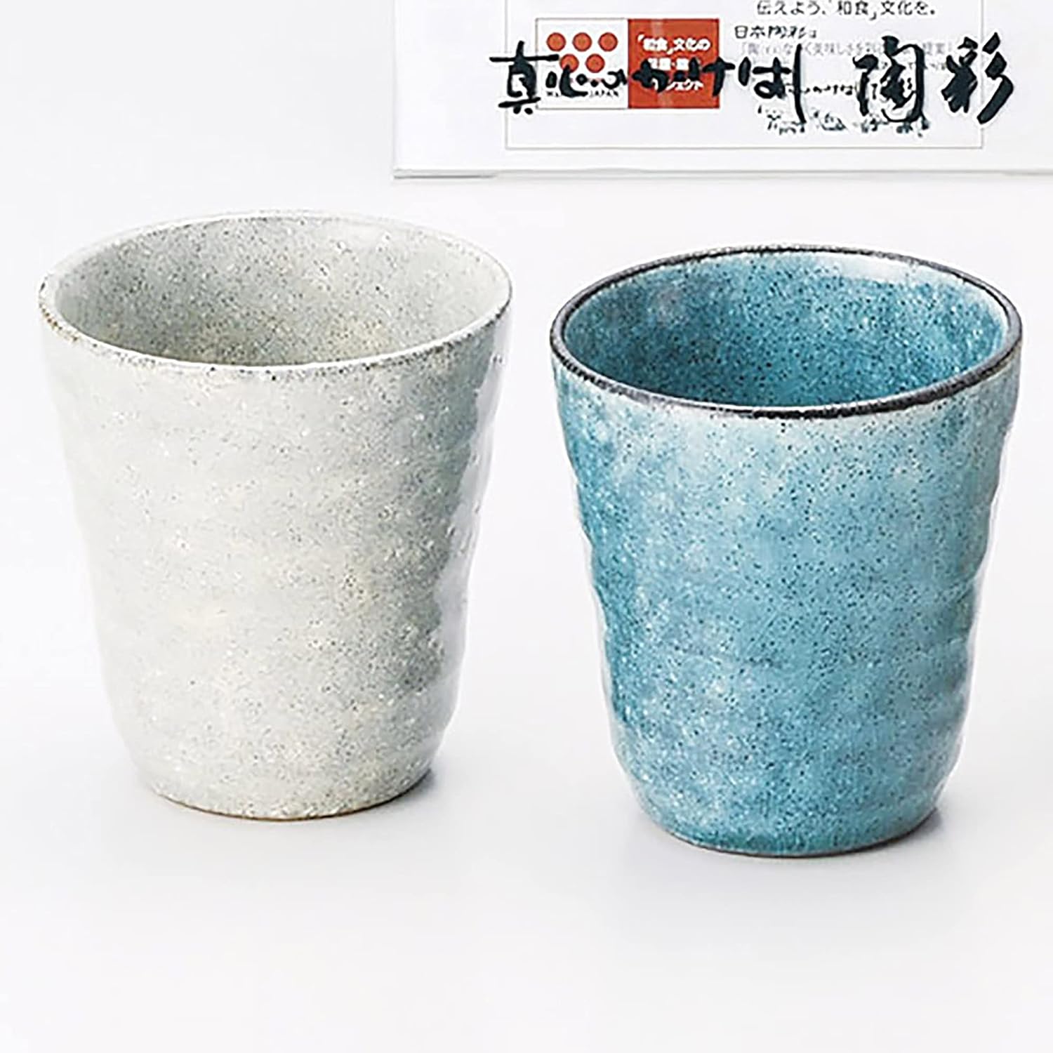 日本陶彩 free cup hisui aouno
