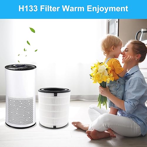Miniatura 8 de Lv-H133 Replacement Filter Only Compatible with LEVOIT LV-H133 Air Purifier, H13 Grade True Filter and Activated Carbon Filter Set, LV-H133-RF, 2