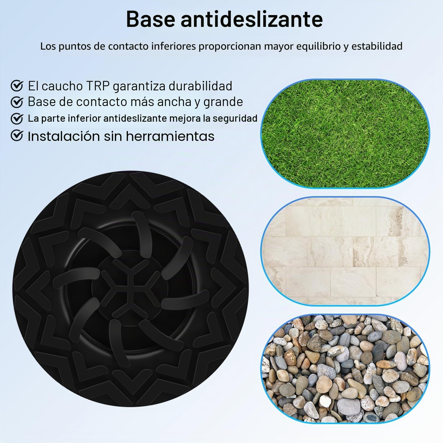 Conteras de Goma para Bastones (Paquete de 2), Punta de Goma Todo Terreno de 19 mm para Bastón y Muleta, Almohadilla de Repuesto Gruesa y Resistente para Bastones de Caminata, Bastones Plegables