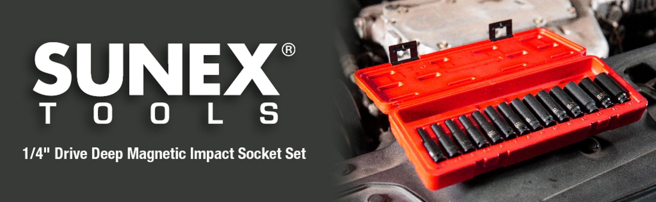 Sunex 1831 14 – Set 1/10,2 cm Drive Deep Metric magnetico con attacco da/"