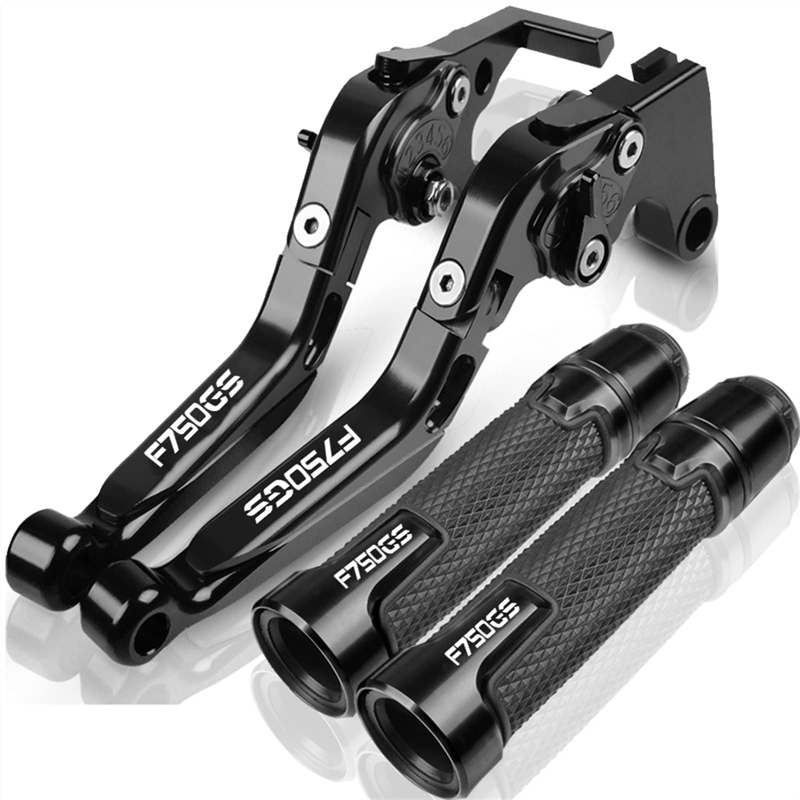 Leviers d'embrayage de frein de moto CNC pour piloter votre BMW F750GS en voyage et roadtrip