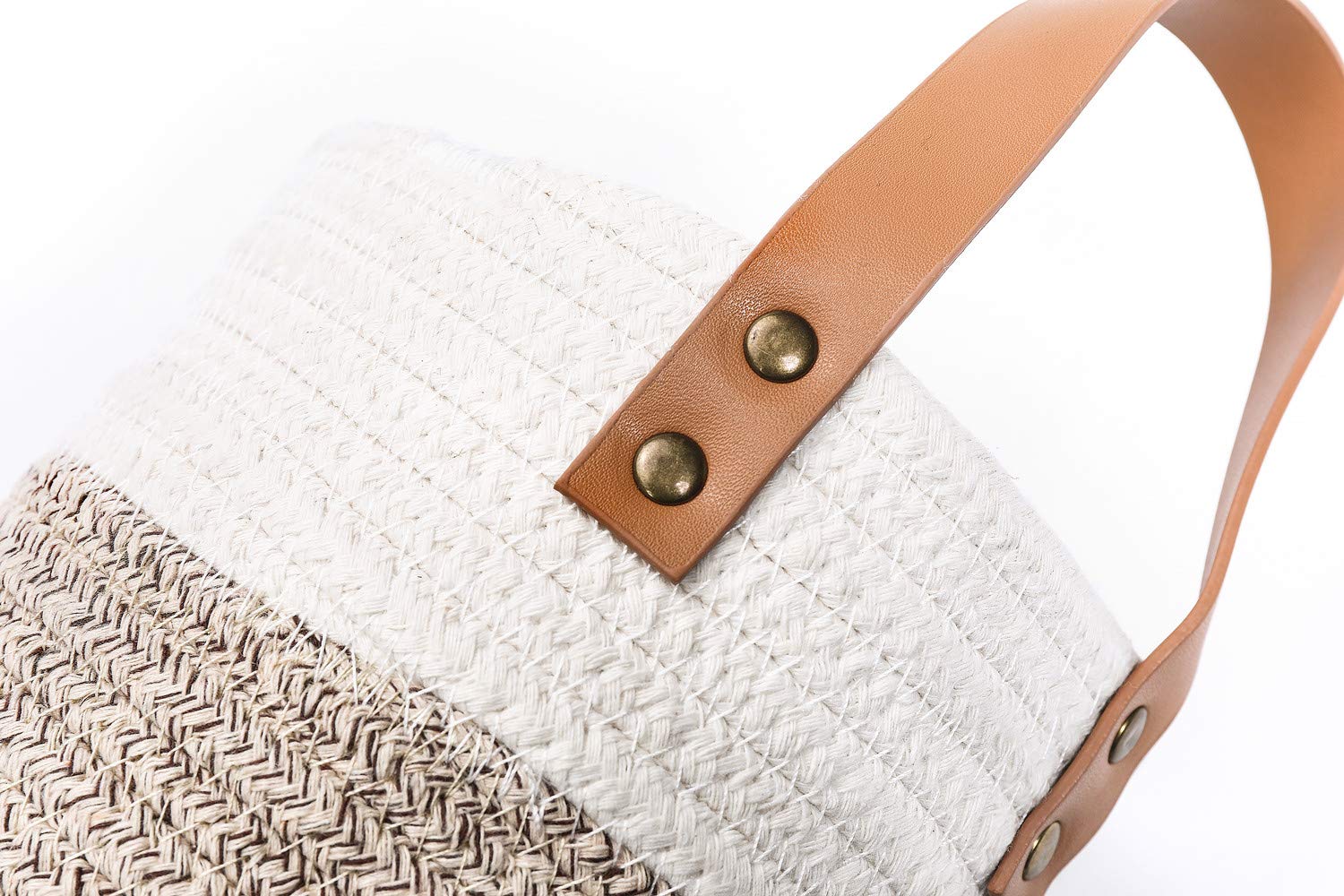 2er Set Hängekörbe Aus Baumwolle - Praktische Aufbewahrung Für Bad & Küche