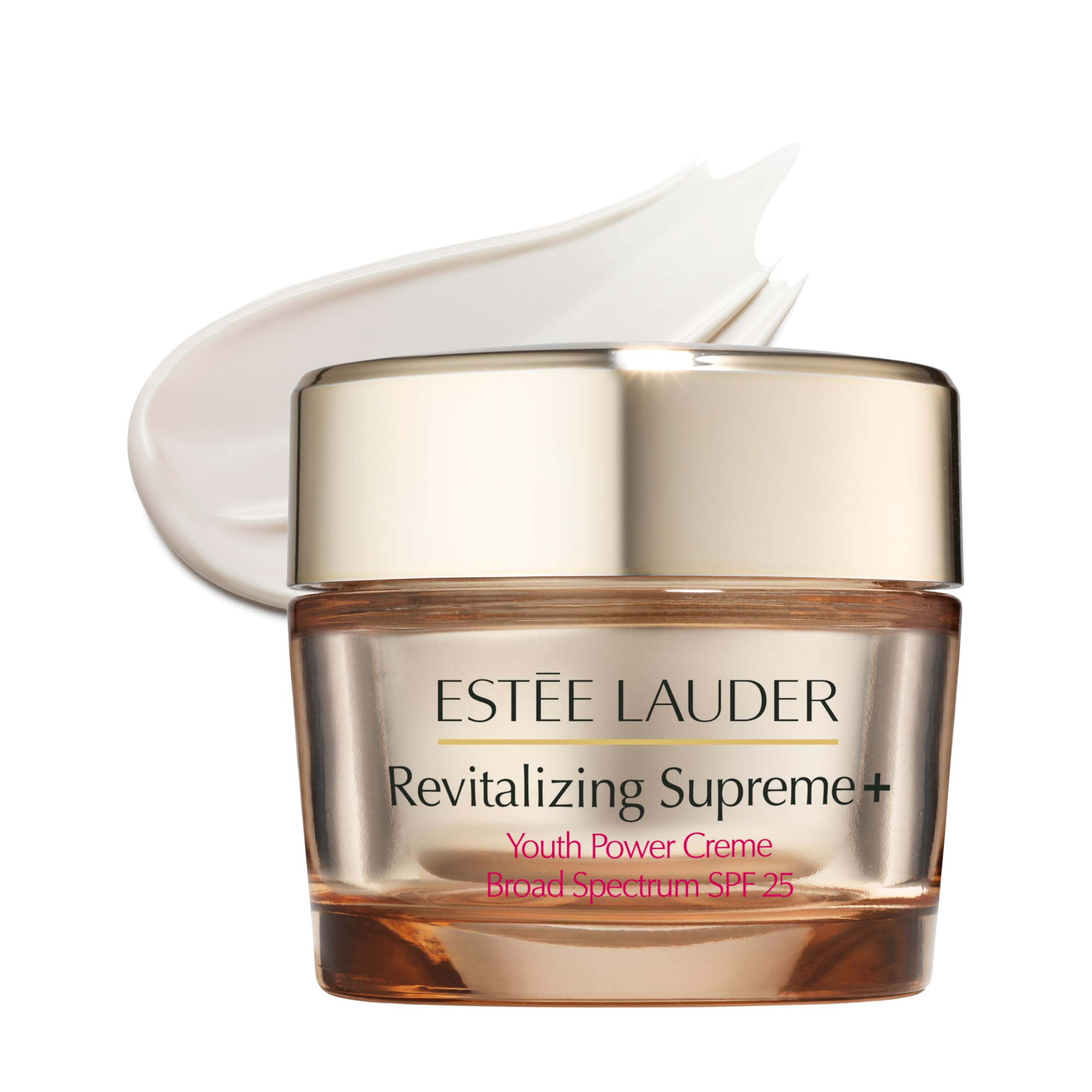 Estée Lauder Revitalizing Supreme+ Youth Power Cream Moisturizer SPF 25 with Hyaluronic Acid & Peptides | Face & Neck Cream, 1.7 Ounce