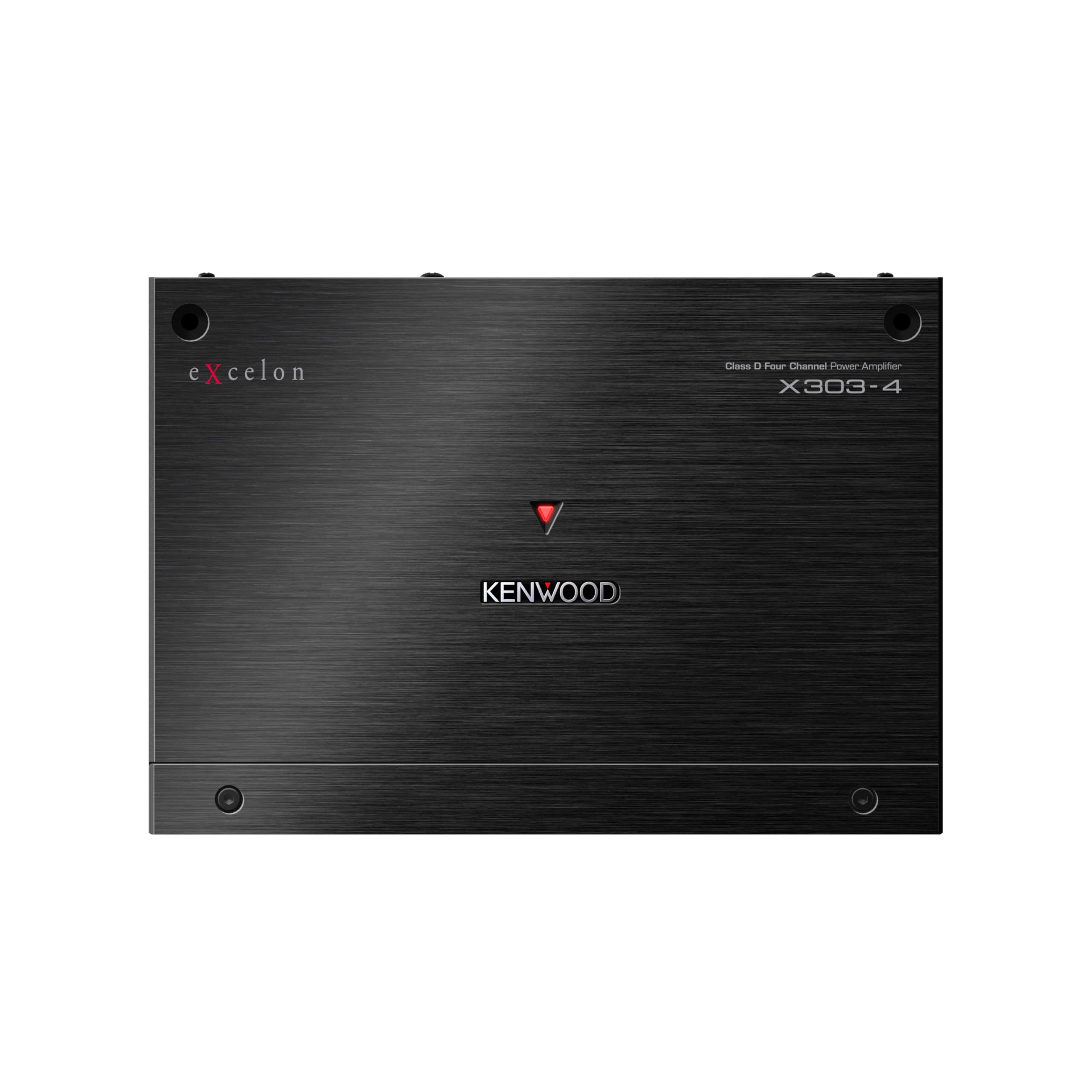 KENWOOD eXcelon X303-4 Class D 4-Channel Power Amplifier – High-Performance 600W Compact Amp with Adjustable Controls, Superior Sound Clarity, and Advanced Protection