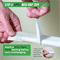 Vista 4 de Wedge Guys Golf Grip Kits for Regripping Golf Clubs - Professional Quality - Options Include Hook Blade, 15 or 30 Tape Strips, 5 or 8 oz Solvent