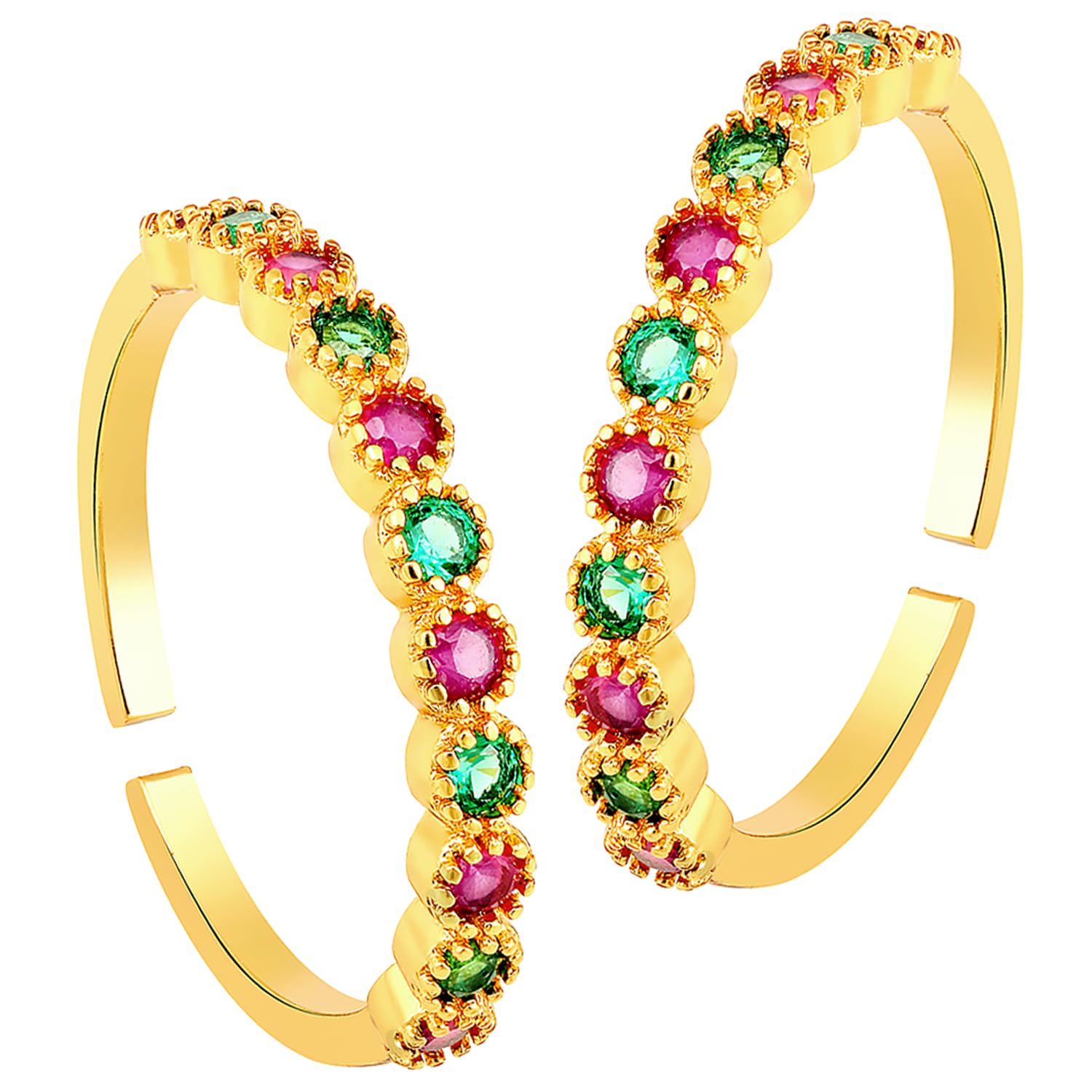 See full amazon price history chart for Peora Rani Pink Green Cubic Zirconia Studded Fancy Toe Ring Adjustable Gold Plated Stylish Bichiya Fashion Jewellery Gift for Women Peora Rani Pink Green Cubic Zirconia Studded Fancy Toe Ring Adjustable Gold Plated Stylish Bichiya Fashion Jewellery Gift for Women (B0C7VRCCY1) Amazon Price History, Amazon Price Tracker
