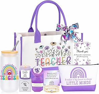 Teacher Gifts for Women, Thank You End of Year Appreciation Gifts for Teachers from Student Set of 9