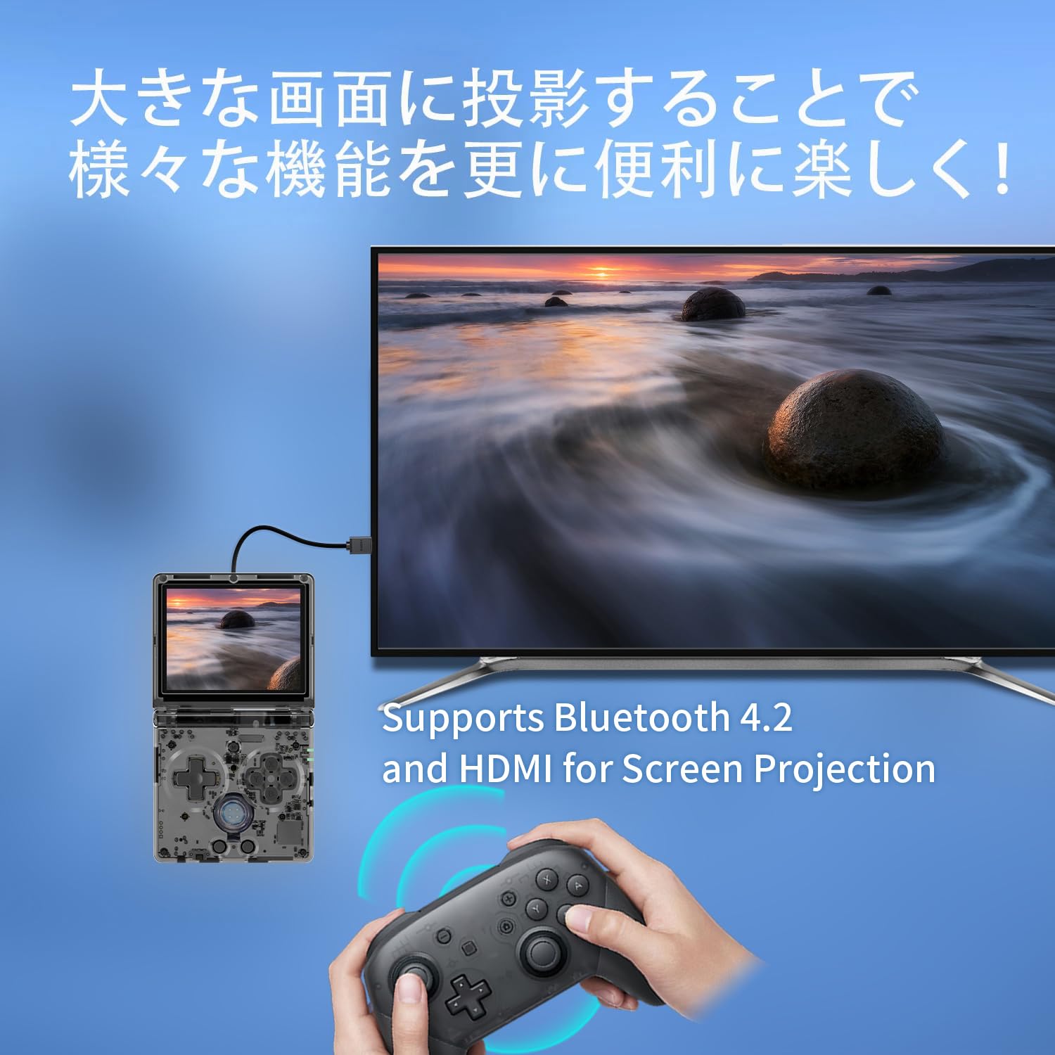 Amazon.co.jp: ANBERNIC RG35XXSP ポータブルゲーム機 折り畳み