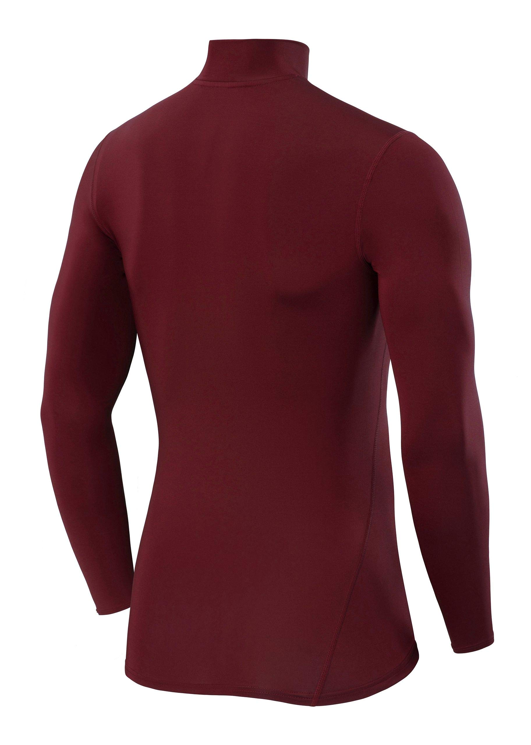 TCA PRO Performance Uomo Maglia Collo Alto a Maniche Lunghe