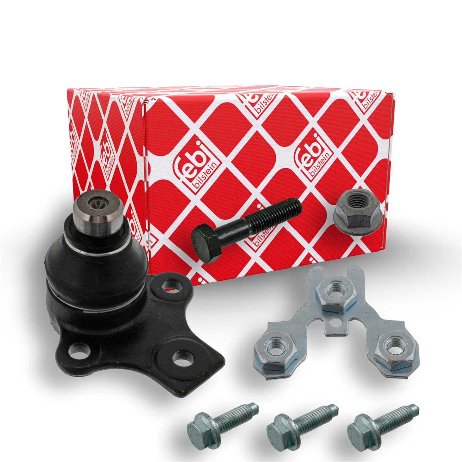 febi bilstein 39810 Ball Joint with additional parts, pack of one