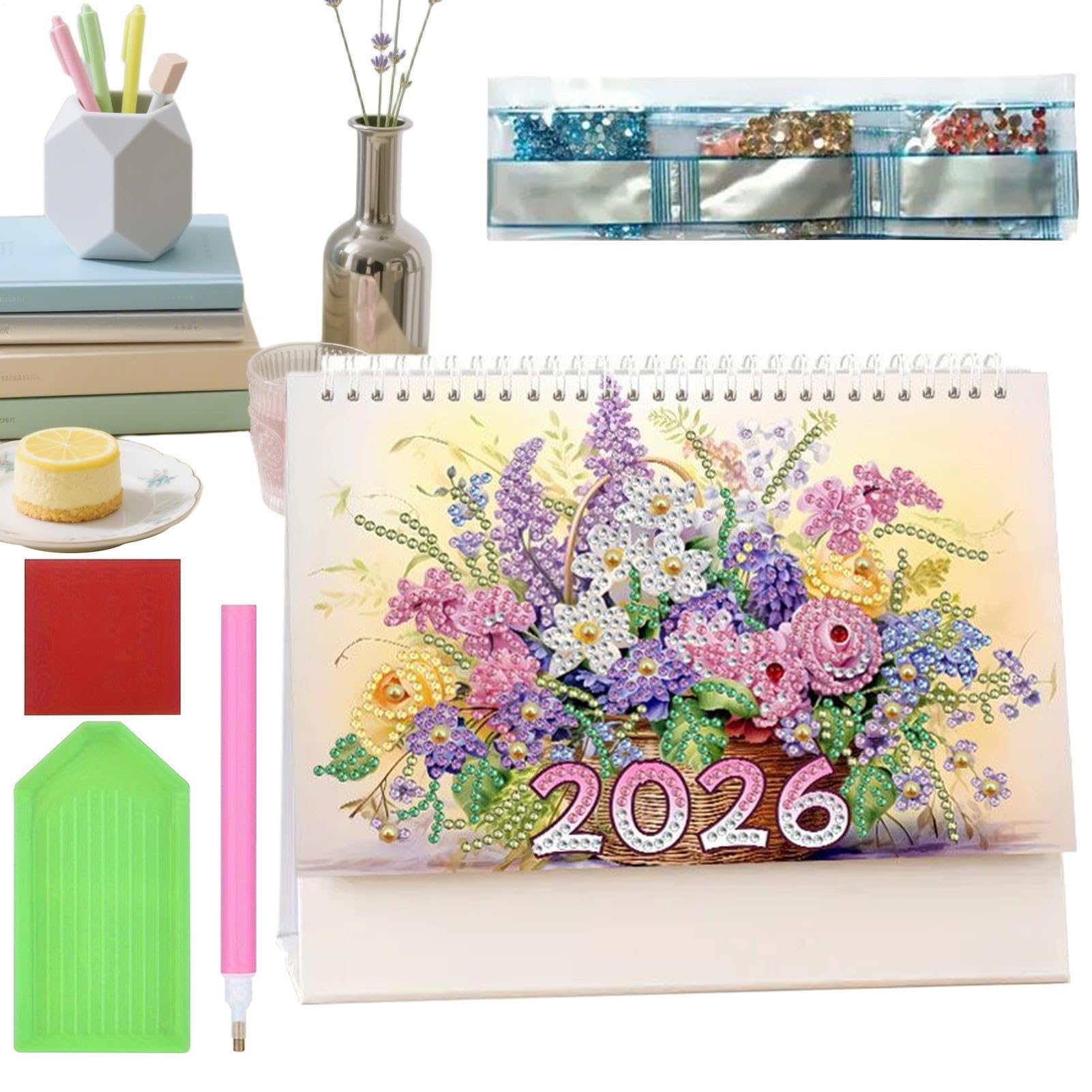 Calendrier 2026 planificateur de 12 mois pour décoration de table - 8