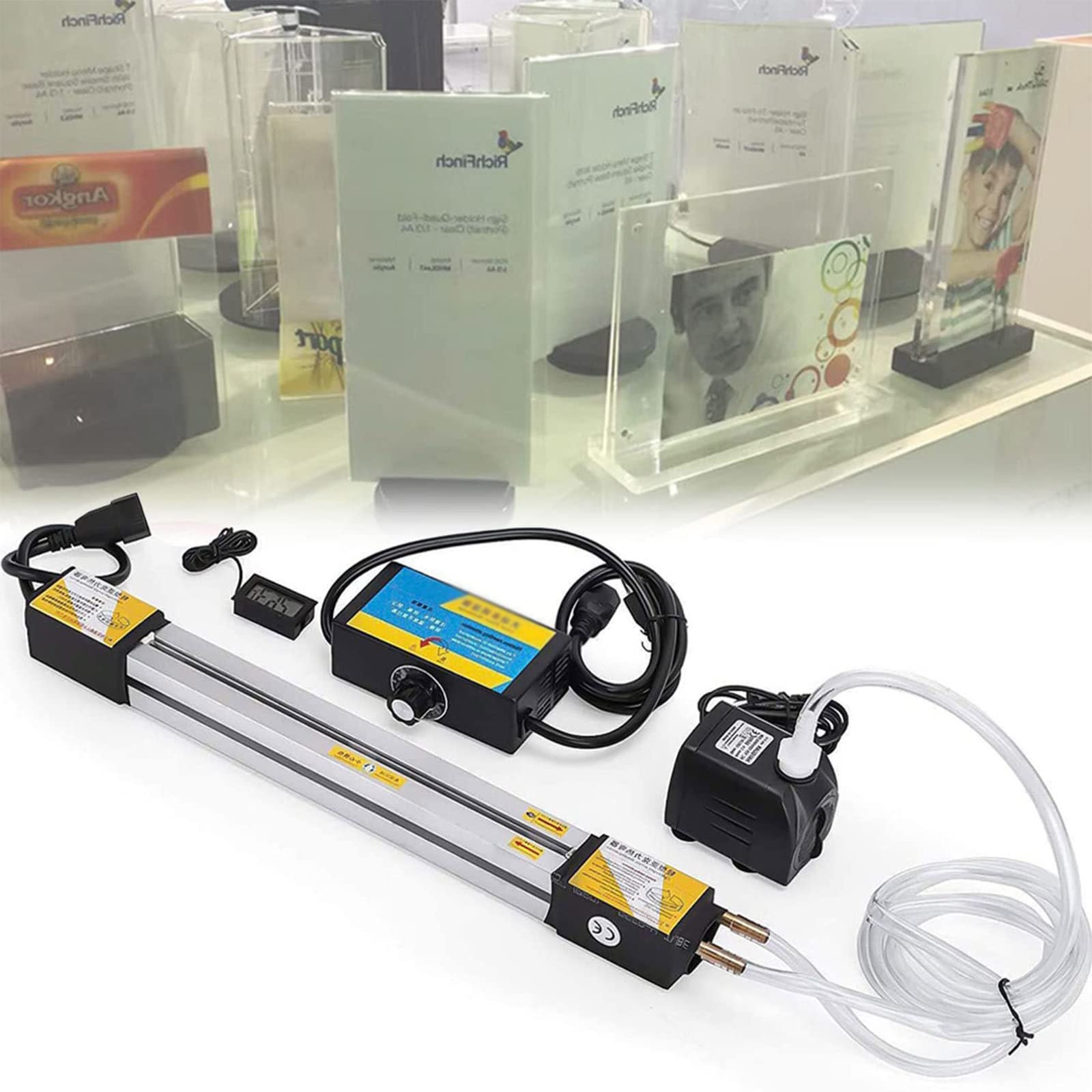 Calentador de tira de acrílico para hacer carteles, herramienta manual con soporte de 1 a 6 mm de grosor, máquina portátil de 110/220 V