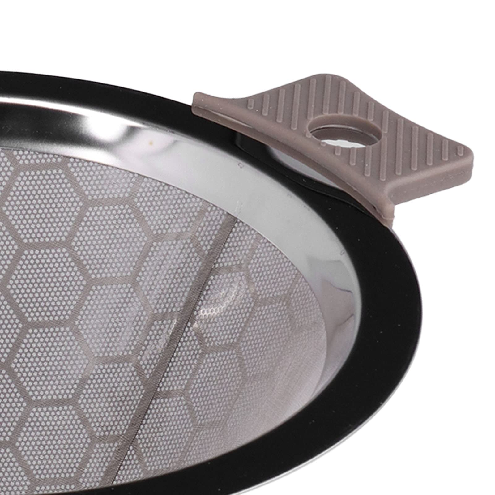 Kikumi Colino a Cono, Filtro a Doppia Orecchio in Acciaio Inox per caffè e