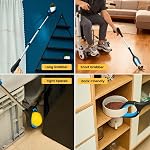 Telescopic Grabber Reacher Tool, 5-Level Adjustable Length (23'' to 41'') - Extendable Gripper and Reaching Tool, Heavy Duty Pick Up Stick Grabbers for Seniors, Surgery Recovery Must Haves
