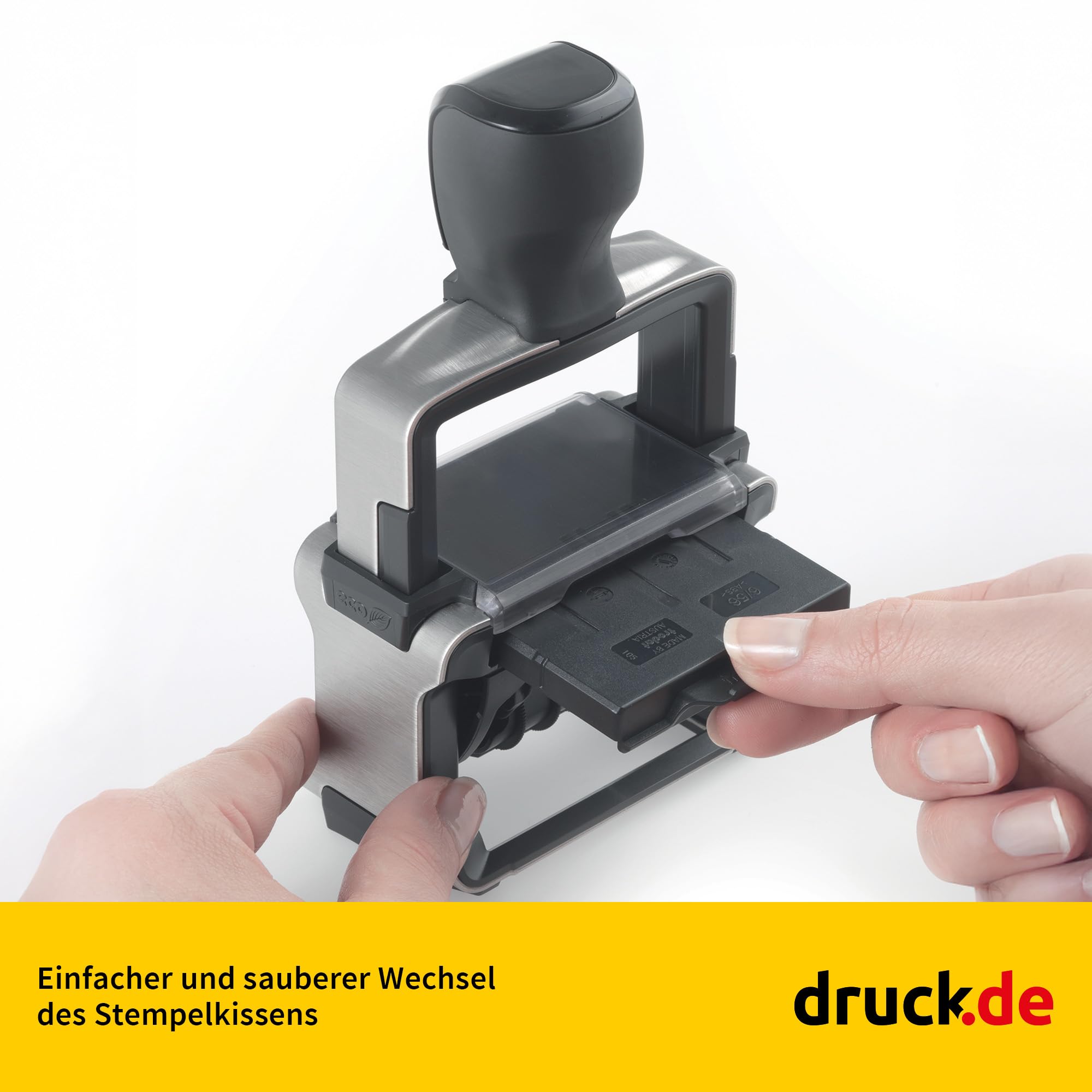 Trodat Professional 5206 Firmenstempel 56x33mm - 5 Zeilen | Trodat Professional 5206 Firmenstempel, 56x33mm, personalisierbar mit Text und Logo, Adressstempel, Firmenstempel