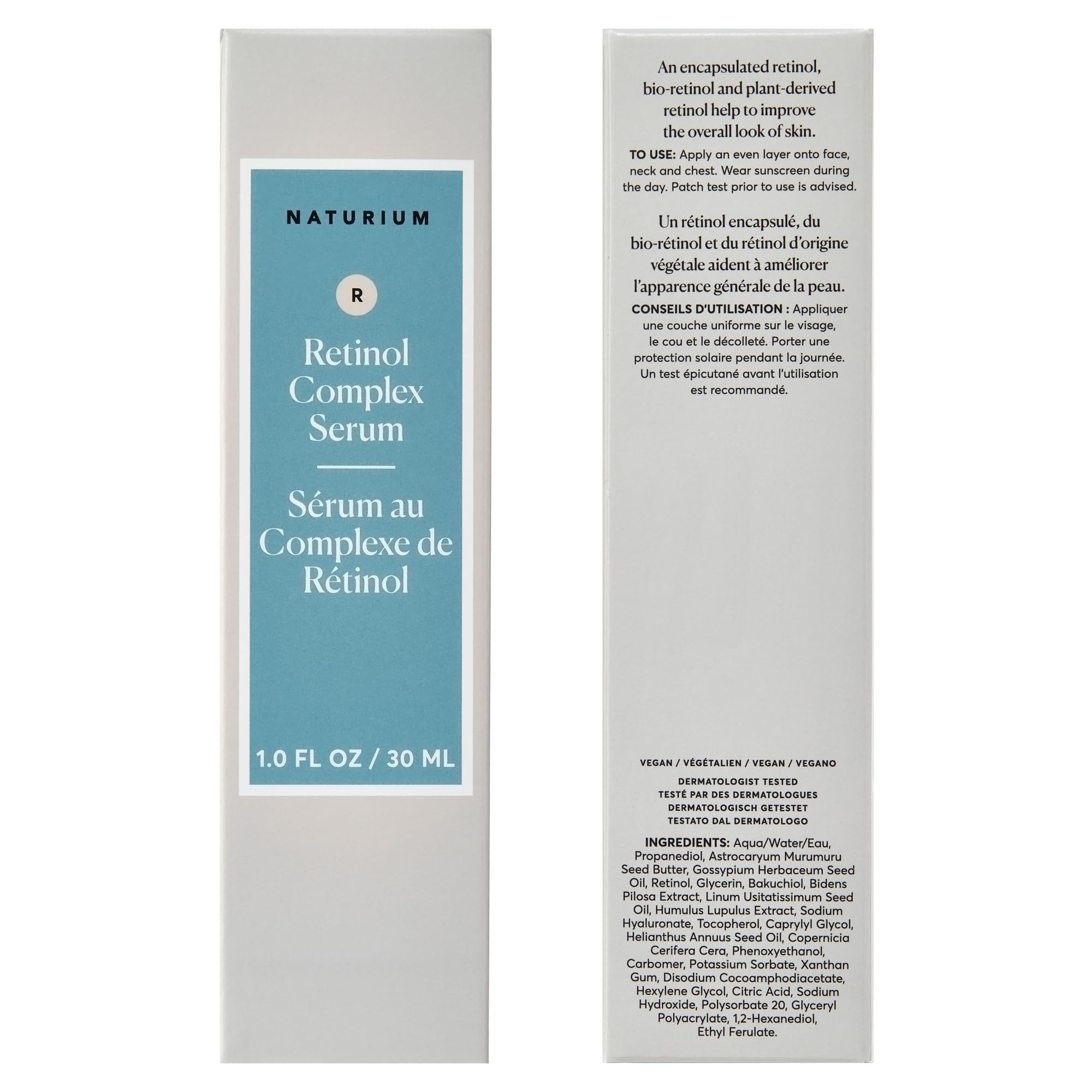 Naturium Retinol Complex Serum, Microencapsulated Retinols plus Bakuchiol, Refining & Smoothing Facial Serum - Image 2