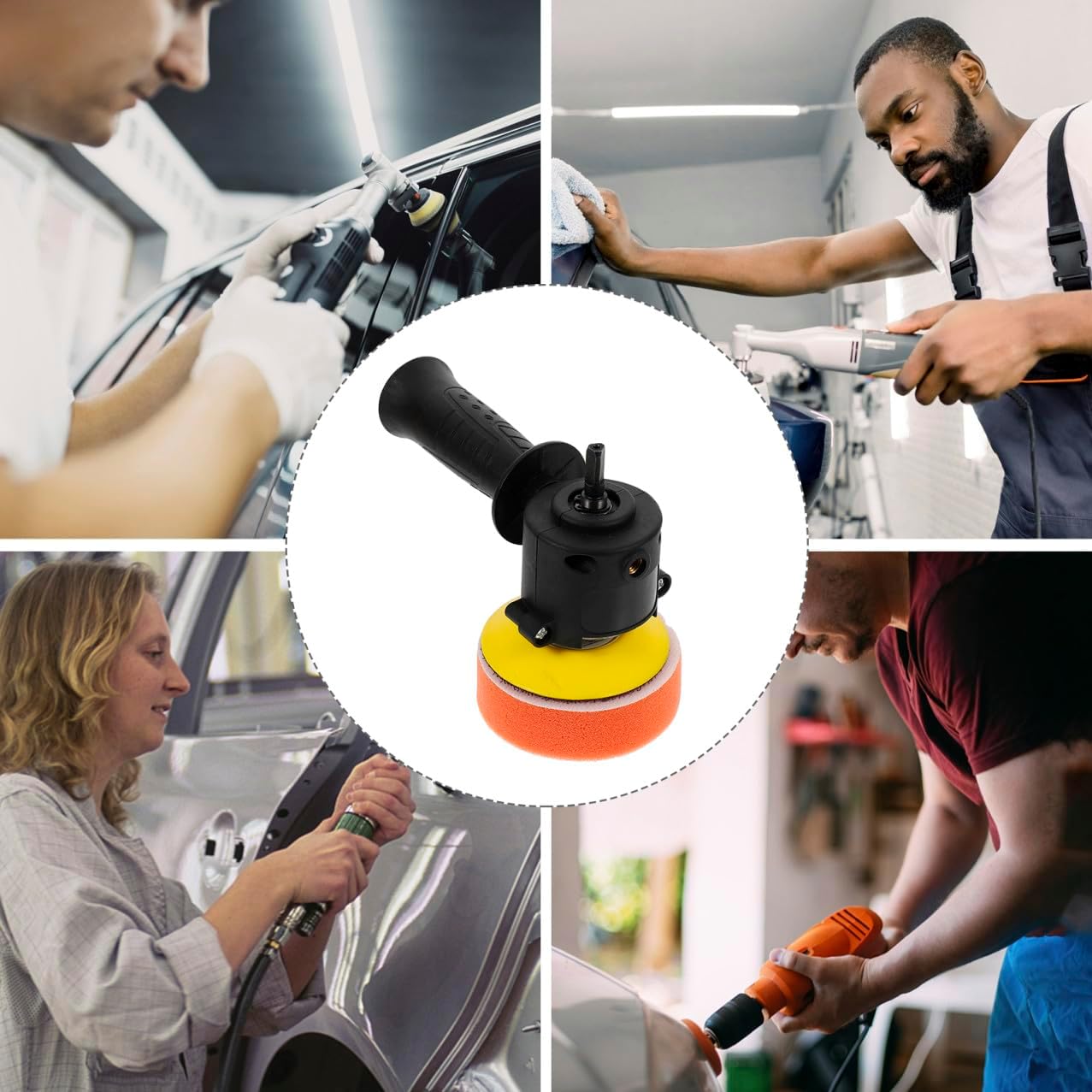 Electric Drill Conversion Polishing Machine Car Buffing Kit Auto Polishing Tool